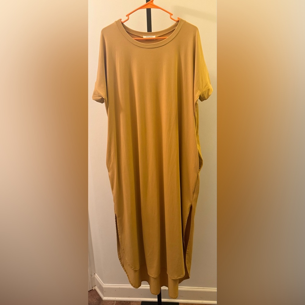 Zenana Outfitters Mustard Maxi Dress - Picture 5 of 15